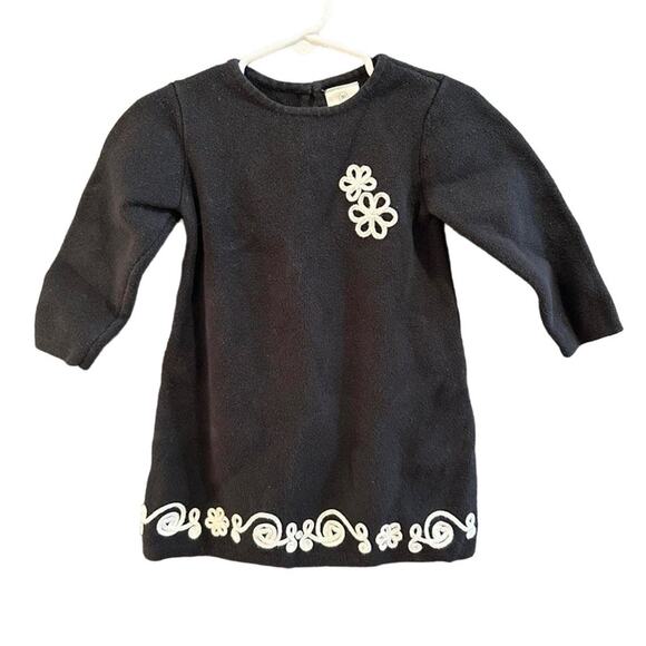 Hanna Andersson Black Knit Dress, VGUC, Sz 80cm (2T) (2A) - Picture 5 of 5
